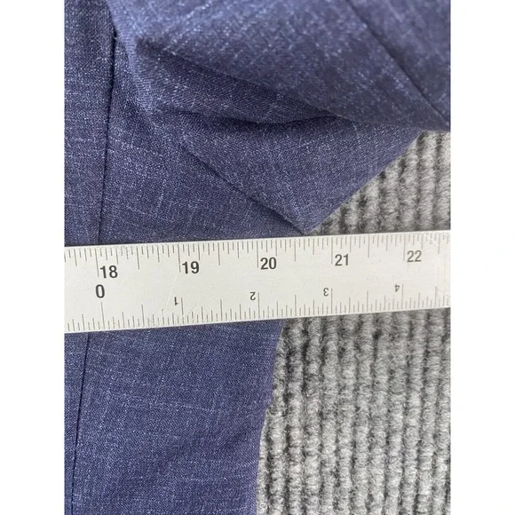 Banana Republic Sport Coat 40 R Bue Wool Silk Linen Summer Vitali Barberis Italy